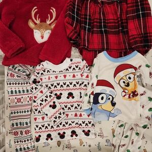 Toddler Girl's Mix Brand Christmas 3T Bundle
